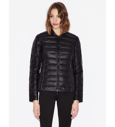 NYB01YNM4Z1200 Veste zippée matelassée noire (L), Casuel, Polyamide, Manche longue - Armani Exchange - Modalova