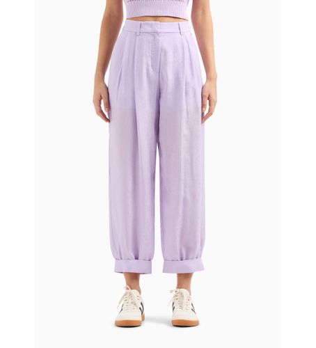 DYP39YN9RZ1354 Pantalon à taille moyenne lilas (XS), Casuel, Violet, Viscose - Armani Exchange - Modalova