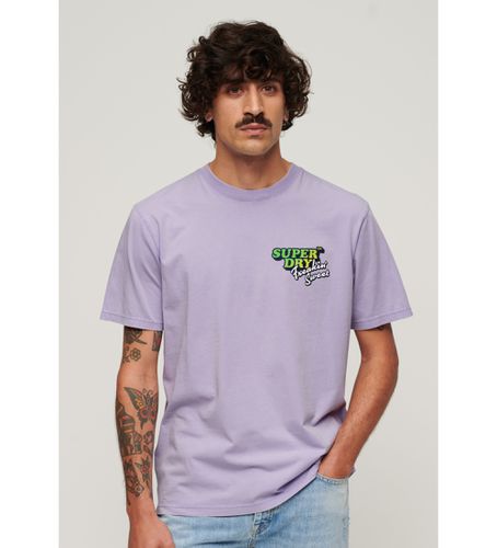 M1011907A T-shirt ample Neon Travel lilas (XXL), Casuel, Violet, Coton, Manche courte - Superdry - Modalova