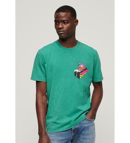 M1011907A Neon Travel loose t-shirt (XXL), Casuel, Vert, Coton, Manche courte - Superdry - Modalova