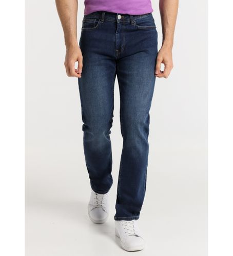 Jeans Regular - Medium Medium Jeans Medium (31), Casuel, Coton, Denim, Marine - Six Valves - Modalova