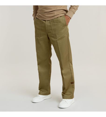 D24911-C962-B212 Pantalon Chino Regular Straight Pocket marron marron verdâtre (28/30), Casuel, Coton - G-Star - Modalova