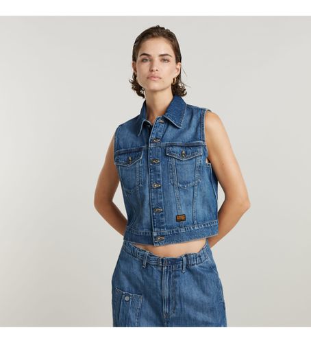 D24570-D536-G326 Gilet rétréci (XXS), Casuel, Coton, Denim, Sans manches / bretelles - G-Star - Modalova