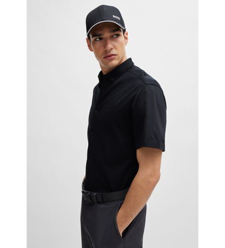 Chemise Motion noire (M), Casuel, Coton, Manche courte - BOSS - Modalova