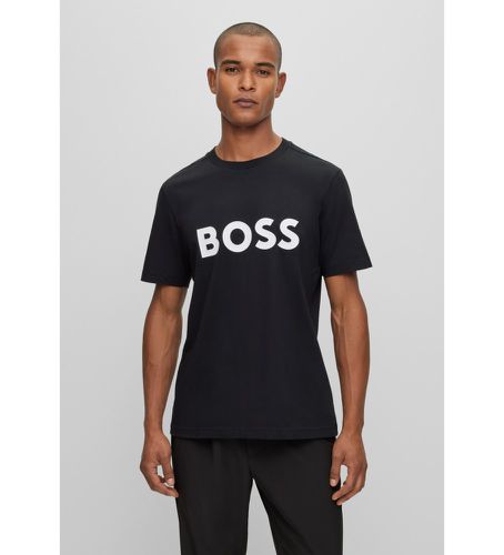 T-shirt contrasté (4XL), Casuel, Coton, Manche courte - BOSS - Modalova