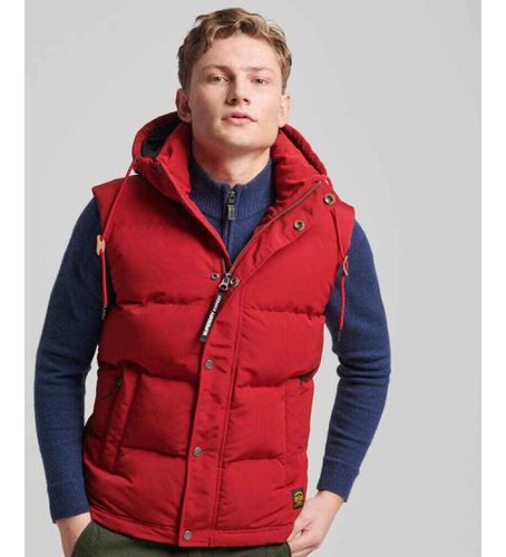 M5011708A Gilet matelassé à capuche Everest (S), Casuel, Durable, Nylon recyclé - Superdry - Modalova