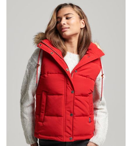 W5011551A Gilet matelassé en fausse fourrure Everest (XS), Casuel, Polyester - Superdry - Modalova