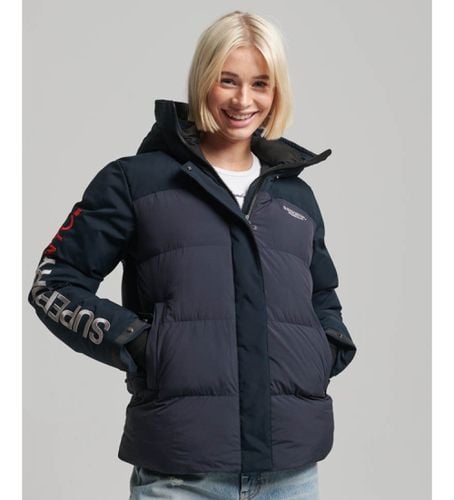 W5011581A Parka à capuche coupe-vent City (XS), Casuel, Nylon, Marine - Superdry - Modalova