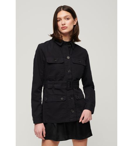 W5011661A Veste safari en coton avec ceinture noire (XS), Casuel, Manche longue - Superdry - Modalova