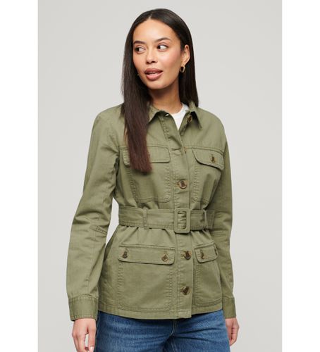 W5011661A Veste safari en coton avec ceinture verte (XS), Casuel, Le coton biologique, Durable - Superdry - Modalova