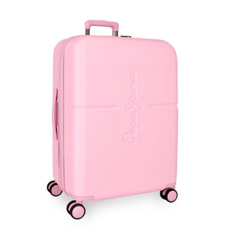 C Highlight Medium Hard Suitcase 70cm (OSFA), Casuel, Rose, ABS/Polycarbonate, Moyen - Pepe Jeans - Modalova