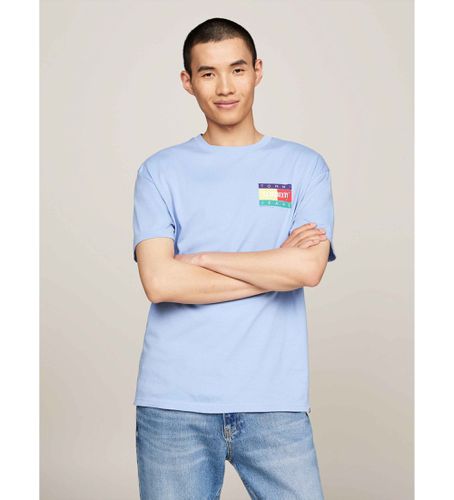 DM0DM18527 T-shirt à col rond avec logo au dos (L), Casuel, Coton, Manche courte - Tommy Jeans - Modalova