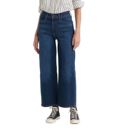 Jeans High Rise Wide Leg (26/27), Bleu, Casuel, Coton - Levi's - Modalova