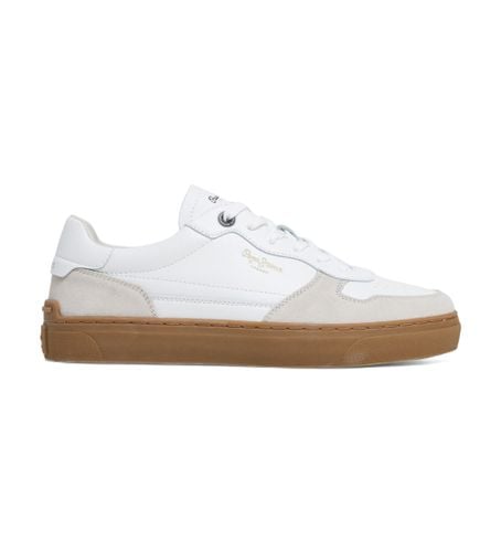 PMS00018 Camden One Leather Sneakers (41), Cuir, Blanc, Plat, Lacets, Casuel - Pepe Jeans - Modalova