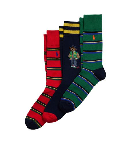 Lot de 3 chaussettes Ours multicolores (43-46), Homewear, Coton - Polo Ralph Lauren - Modalova