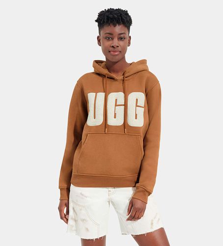 King Sweatshirt fluff Logo marron (L), Casuel, Coton, Manche longue - UGG - Modalova