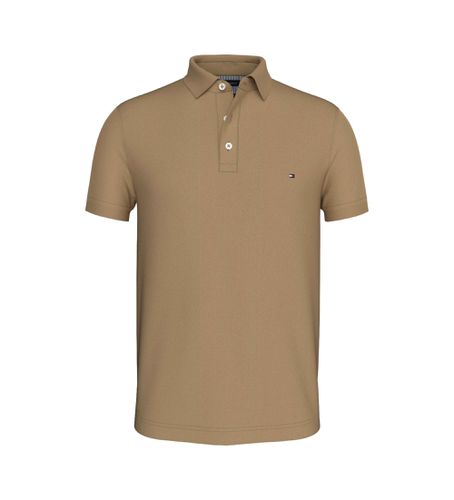 MW0MW17771 1985 Collection polo slim fit marron (L), Casuel, Coton, Manche courte - Tommy Hilfiger - Modalova