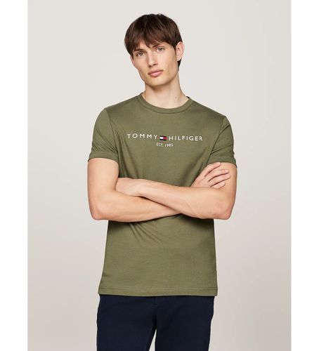 MW0MW11797 T-shirt slim avec logo brodé (XL), Casuel, Coton, Manche courte - Tommy Hilfiger - Modalova