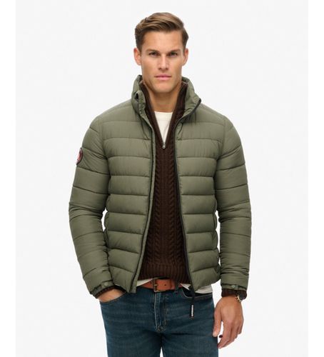 M5011911A Veste matelassée brodée Fuji (XXL), Casuel, Vert, Nylon - Superdry - Modalova