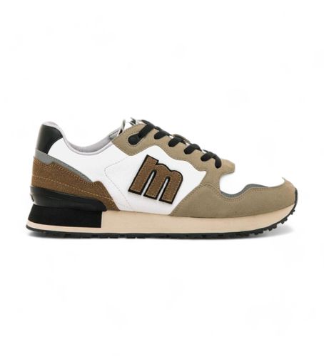 Joggo Classic Sneakers blanc, marron (41), Plat, Lacets, Casuel - Mustang - Modalova