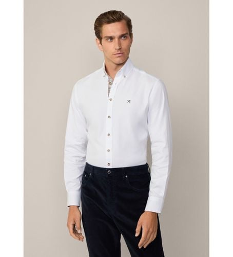 HM3010065 Chemise à bordures en flanelle, (XL), Casuel, Coton, Manche longue - Hackett London - Modalova