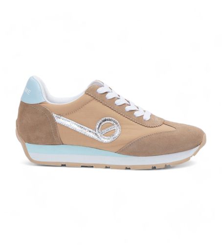 INHRBK0 Baskets en cuir City Run Jogger marron (38), Plat, Lacets, Casuel - NO NAME - Modalova