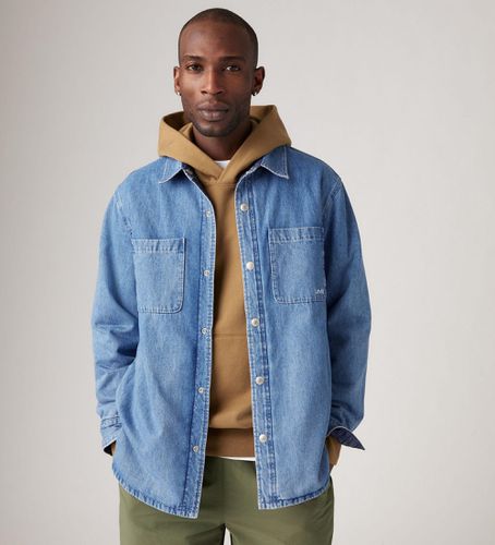 A8553-0000 Bryant Quilted Reversible Overshirt (L), Casuel, Coton, Denim, Manche longue - Levi's - Modalova