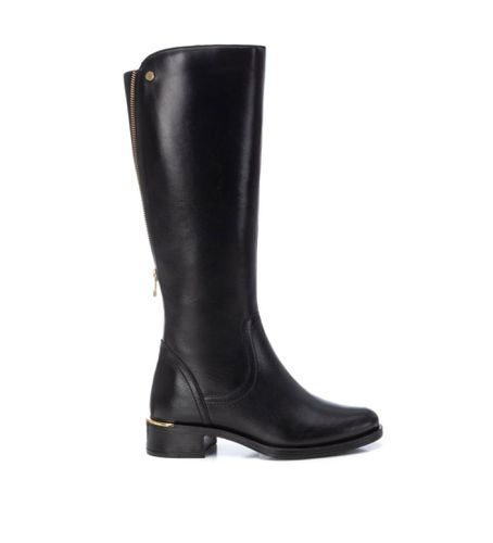 NEGRO Bottes en cuir 162018 (37), 3 à 5 cm, Fermeture éclair, Casuel - Carmela - Modalova