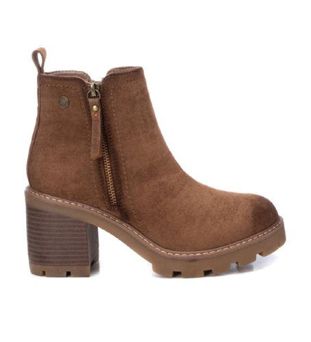 CAMEL Bottines en cuir 172125 marron (36), 5 à 8 cm, Fermeture éclair, Casuel - Refresh - Modalova