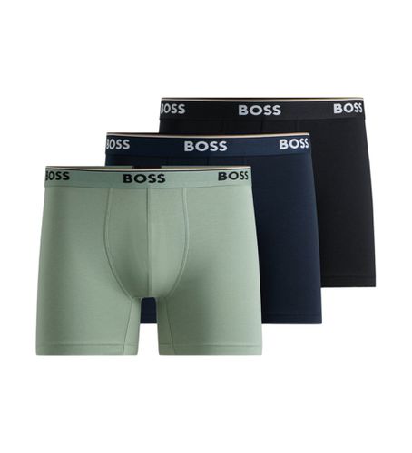 Pack 3 caleçons Boxer Power , , marine (S), Homewear, Coton - BOSS - Modalova