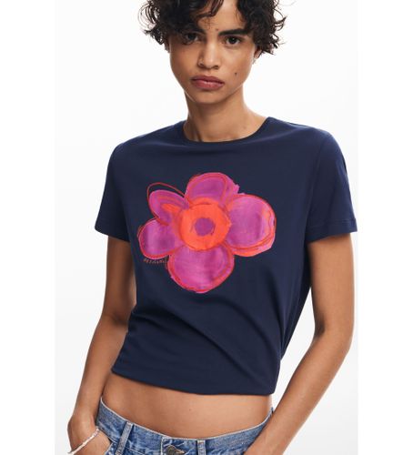 WWTK66 T-shirt à imprimé fleuri (M), Casuel, Coton, Manche courte - Desigual - Modalova