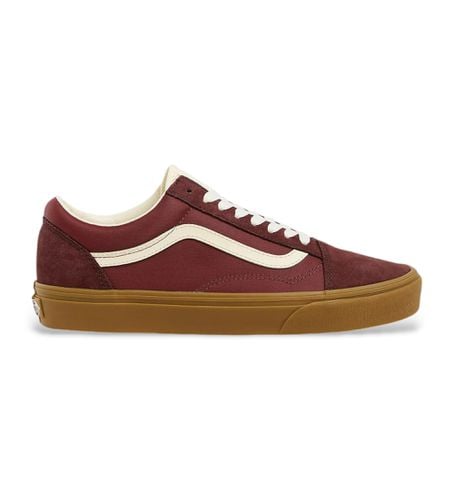 VN000CT8B7G1 Baskets Old Skool marron (46), Plat, Cuir, Lacets, Casuel, Grenat - Vans - Modalova