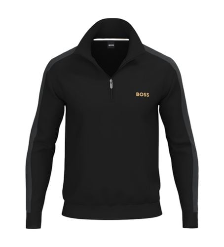 Veste 1/4 noire (M), Casuel, Coton, Manche longue - BOSS - Modalova