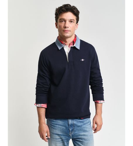 Polo en chambray (L), Casuel, Coton, Manche longue - Gant - Modalova