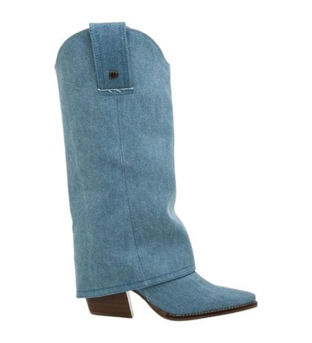 Bottes en cuir Missouri (36), Bleu, 5 à 8 cm, Aucun, Casuel - Mustang - Modalova