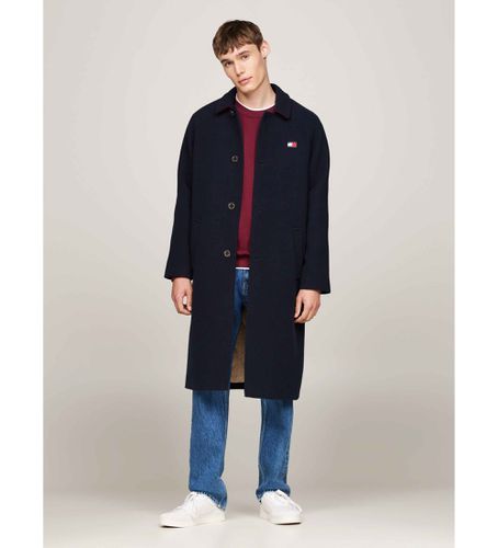 DM0DM20589 Manteau en laine avec longue coupe (L), Casuel, Polyester - Tommy Jeans - Modalova