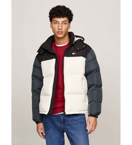 DM0DM19639 Abiergo puffer Alaska Colorblock multicolore (L), Casuel, Gris, Polyester - Tommy Jeans - Modalova