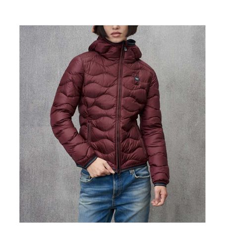 WBLDC03047 Duffle-coat ondulé en camélia marron (M), Casuel, Grenat, Nylon - Blauer - Modalova