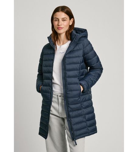 PL402442 Ammy Jacket Long (XS), Casuel, Polyamide, Marine - Pepe Jeans - Modalova