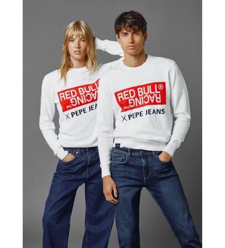 Bull Racing x Pepe Jeans unisex. RU700002 Pull en maille à col rond (L), Casuel, Coton - Red Bull Racing x Pepe Jeans - Modalova