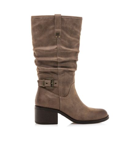 Bottes Persea H Marron (38), Tissu, 5 à 8 cm, Fermeture éclair, Casuel - MTNG - Modalova