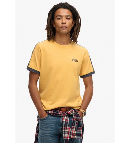 M1012040A Essential Logo Retro St T-Shirt (S), Casuel, Jaune, Coton, Manche courte - Superdry - Modalova