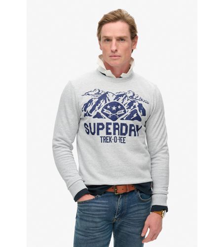 M2013716A Lo-Fi Outdoors Graphic Crew sweatshirt (L), Casuel, Le coton biologique, Durable - Superdry - Modalova