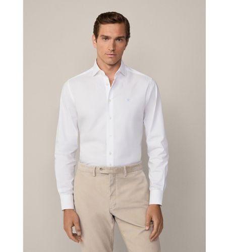 HM309968 Essential Texture Shirt (S), Blanc, Casuel, Coton, Manche longue - Hackett London - Modalova