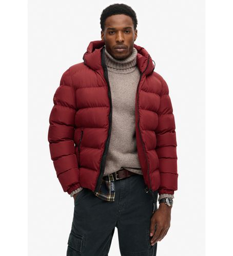 M5011905A Veste matelassée à capuche Sports (XXL), Rouge, Casuel, Polister recyclé, Durable - Superdry - Modalova