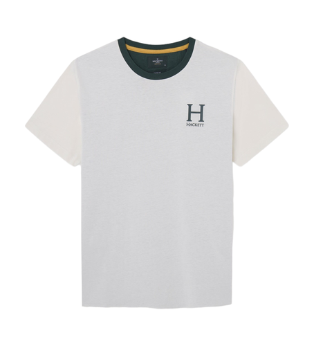 HM500842 T-shirt Heritage Mult (XS), Casuel, Coton, Manche courte - Hackett London - Modalova