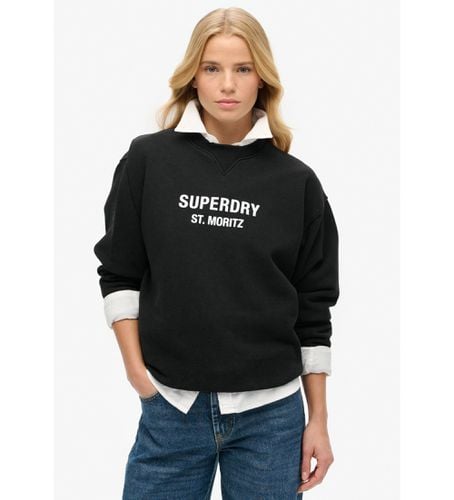 W2012172A Sport Luxe - Sweatshirt ample à col ras du cou - (S), Casuel, Coton - Superdry - Modalova