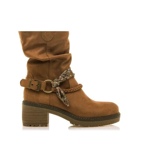 Bottes Doris marron (36), Tissu, 5 à 8 cm, Fermeture éclair, Casuel - Mustang - Modalova