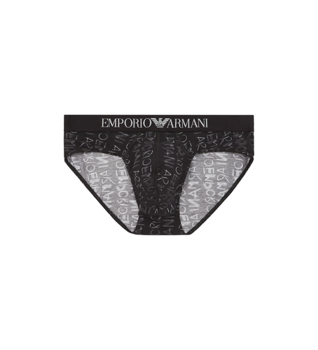 F506 Slip avec impression du logo sur toute la surface (L), Homewear, Coton - Emporio Armani - Modalova