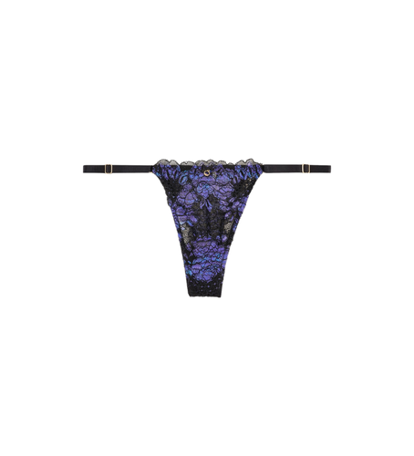 F207 Holidays String en dentelle , lilas (L), Homewear, Violet, Coton - Emporio Armani - Modalova